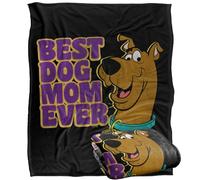 LOGOVISION Scooby Doo Mother's Day Best Dog Mom Ever Silky Touch Super Soft Throw Blanket 50"x60"