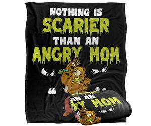 LOGOVISION Scooby Doo Mother's Day Nothing Scarier Shaggy Silky Touch Super Soft Throw Blanket 50"x60"
