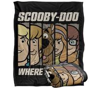 LOGOVISION Scooby Doo Where are You Faces Silky Touch Super Soft Throw Blanket 50"x60"