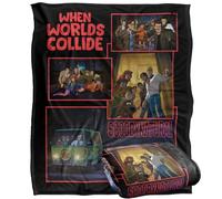 LOGOVISION Scoobydoo Scoobynatural When Worlds Collide Silky Touch Super Soft Throw Blanket 152 X 127 Cm