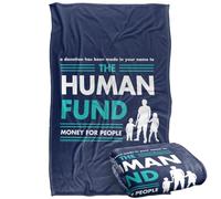 LOGOVISION Seinfeld The Human Fund Silky Touch Super Soft Throw Blanket 36"x58"