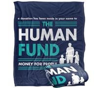 LOGOVISION Seinfeld The Human Fund Silky Touch Super Soft Throw Blanket 50"x60"