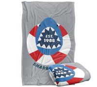 LOGOVISION Shark Week Television Series Officially Licensed Life Buoy Silky Touch Super Soft Throw Blanket 36"x58"
