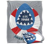 LOGOVISION Shark Week Television Series Officially Licensed Life Buoy Silky Touch Super Soft Throw Blanket 50"x60"