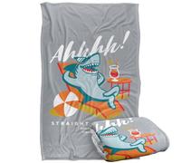 LOGOVISION Shark Week Television Series Officially Licensed Sunbathing Silky Touch Super Soft Throw Blanket 36"x58"
