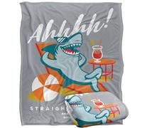 LOGOVISION Shark Week Television Series Officially Licensed Sunbathing Silky Touch Super Soft Throw Blanket 50"x60"