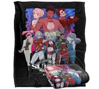 LOGOVISION Suicide Squad Isekai Ready To Fight Silky Touch Super Soft Throw Blanket 152 X 127 Cm