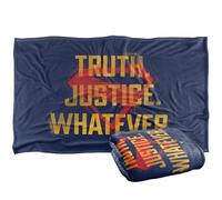 LOGOVISION Supergirl 2026 Truth, Justice, Whatever Large Silky Touch Super Soft Throw Blanket 91 x 147 Cm