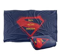LOGOVISION Supergirl 2026 Truth, Justice, Whatever Over Logo Silky Touch Super Soft Throw Blanket 91 x 147 Cm