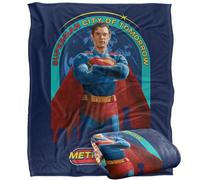 LOGOVISION Superman 2025 City Of Tomorrow Silky Touch Super Soft Throw Blanket 152 X 127 Cm