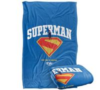 LOGOVISION Superman 2025 College Logo Silky Touch Super Soft Throw Blanket 36"x58"
