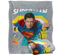 LOGOVISION Superman 2025 Comic Flight Silky Touch Super Soft Throw Blanket 152 X 127 Cm