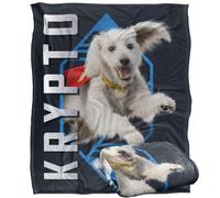 LOGOVISION Superman 2025 Krypto Diamond Silky Touch Super Soft Throw Blanket, 152 x 127 cm