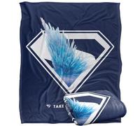 LOGOVISION Superman 2025 Movie Fortress Of Solitude Shield Silky Touch Super Soft Throw Blanket 152 X 127 Cm