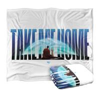 LOGOVISION Superman 2025 Movie Take Me Home Words Silky Touch Super Soft Throw Blanket 152 X 127 Cm