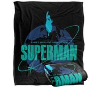 LOGOVISION Superman 2025 Round The World Silky Touch Super Soft Throw Blanket 152 X 127 Cm