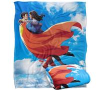 Superman 2025 Lois Embrace Clouds Silky Touch Super Soft Throw Blanket 152 X 127 cm in White Superman White 152 X 127 cm