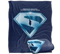 LOGOVISION Superman 2025 Your Choices Shield Silky Touch Super Soft Throw Blanket 152 X 127 Cm