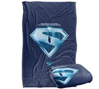 LOGOVISION Superman 2025 Your Choices Shield Silky Touch Super Soft Throw Blanket 91 x 147 Cm