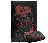 LOGOVISION Superman Character Red Son Silky Touch Super Soft Throw Blanket 36"x58"