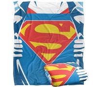 LOGOVISION Superman Day 2025 Chest Logo Silky Touch Super Soft Throw Blanket 152 X 127 Cm