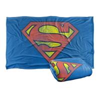 LOGOVISION Superman Logo DC Retro Supes Distressed Silky Touch Super Soft Throw Blanket 36"x58"