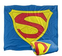 LOGOVISION Superman Logo Shield 1941 Gold Silky Touch Super Soft Throw Blanket 50"x60"