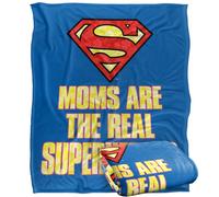 LOGOVISION Superman Mother'S Day Moms Are The Real Superheroes Silky Touch Super Soft Throw Blanket 152 X 127 Cm
