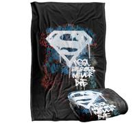 LOGOVISION Superman Real Heroes Never Die Silky Touch Super Soft Throw Blanket 91 x 147 Cm