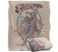 LOGOVISION Superman The Daring Exploits Silky Touch Super Soft Throw Blanket 152 X 127 Cm