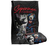 LOGOVISION Superman vs Doomsday Silky Touch Super Soft Throw Blanket 36"x58"