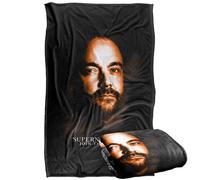 LOGOVISION Supernatural Crowley Portrait Silky Touch Super Soft Throw Blanket 91 x 147 Cm
