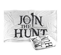 LOGOVISION Supernatural Join The Hunt Logo Silky Touch Super Soft Throw Blanket 91 x 147 Cm