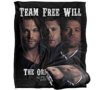LOGOVISION Supernatural Sam Dean Castiel Original Trio Silky Touch Super Soft Throw Blanket 152 X 127 Cm