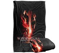 LOGOVISION Supernatural Sam Dean Castiel Red Portal Silky Touch Super Soft Throw Blanket 91 x 147 Cm