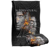 LOGOVISION Supernatural Sam Dean Cracking Portraits Silky Touch Super Soft Throw Blanket 91 x 147 Cm