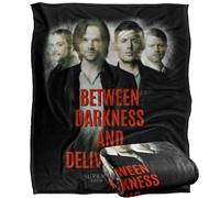 LOGOVISION Supernatural Sam Dean Crowley Castiel Between Darkness Silky Touch Super Soft Throw Blanket 152 X 127 Cm