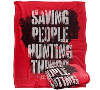 LOGOVISION Supernatural Sam Dean Silhouette Saving People Silky Touch Super Soft Throw Blanket 152 X 127 Cm