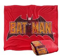 LOGOVISION The Batman 2022 Vintage Bat Logo On Red Silky Touch Super Soft Throw Blanket 50"x60"