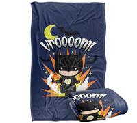 LOGOVISION The Batman (2022) Vroom Batcycle Chibi Silky Touch Super Soft Throw Blanket 91 x 147 Cm