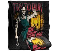LOGOVISION The Conjuring Last Rites Try To Run Silky Touch Super Soft Throw Blanket 152 X 127 Cm