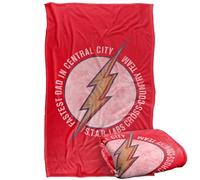 LOGOVISION The Flash Father'S Day Fastest Dad In Central City Silky Touch Super Soft Throw Blanket 91 x 147 Cm