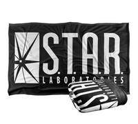 LOGOVISION The Flash S.T.A.R. Labs Logo Silky Touch Super Soft Throw Blanket 91 x 147 Cm