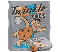 LOGOVISION The Flintstones Fred Twinkle Toes Silky Touch Super Soft Throw Blanket 152 X 127 Cm