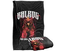 LOGOVISION The Lord Of The Rings Balrog Band Silky Touch Super Soft Throw Blanket 91 x 147 Cm
