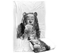 LOGOVISION The Wizard of Oz Cowardly Lion Photograph Silky Touch Super Soft Throw Blanket 36"x58"