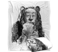 LOGOVISION The Wizard of Oz Cowardly Lion Photograph Silky Touch Super Soft Throw Blanket 50"x60"