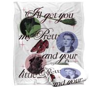 LOGOVISION The Wizard Of Oz I'Ll Get You My Pretty Silky Touch Super Soft Throw Blanket 152 X 127 Cm