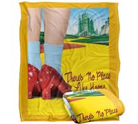 LOGOVISION The Wizard of Oz There's No Place Like Home Silky Touch Super Soft Throw Blanket 50"x60"