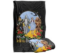 LOGOVISION The Wizard Of Oz Yellow Brick Road Silky Touch Super Soft Throw Blanket 91 x 147 Cm